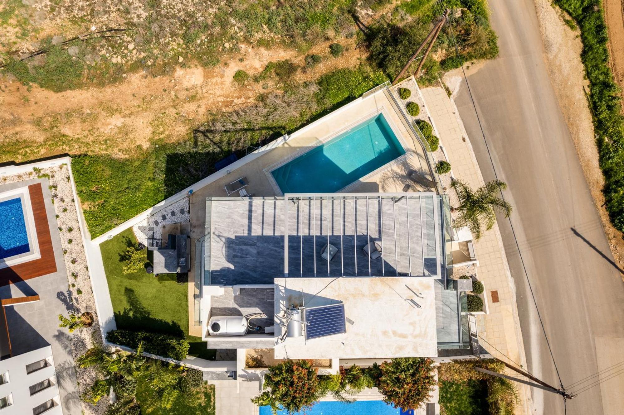 Seaside Luxury Villa พาราลิมนี ภายนอก รูปภาพ