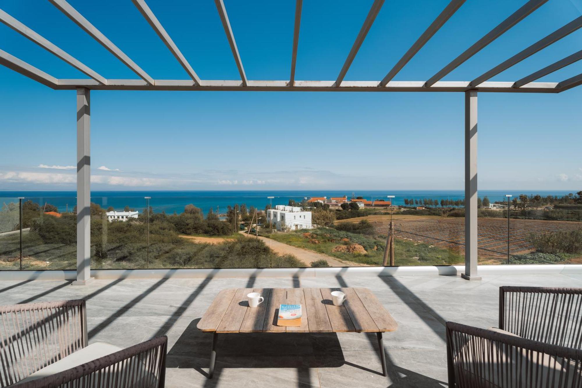 Seaside Luxury Villa พาราลิมนี ภายนอก รูปภาพ