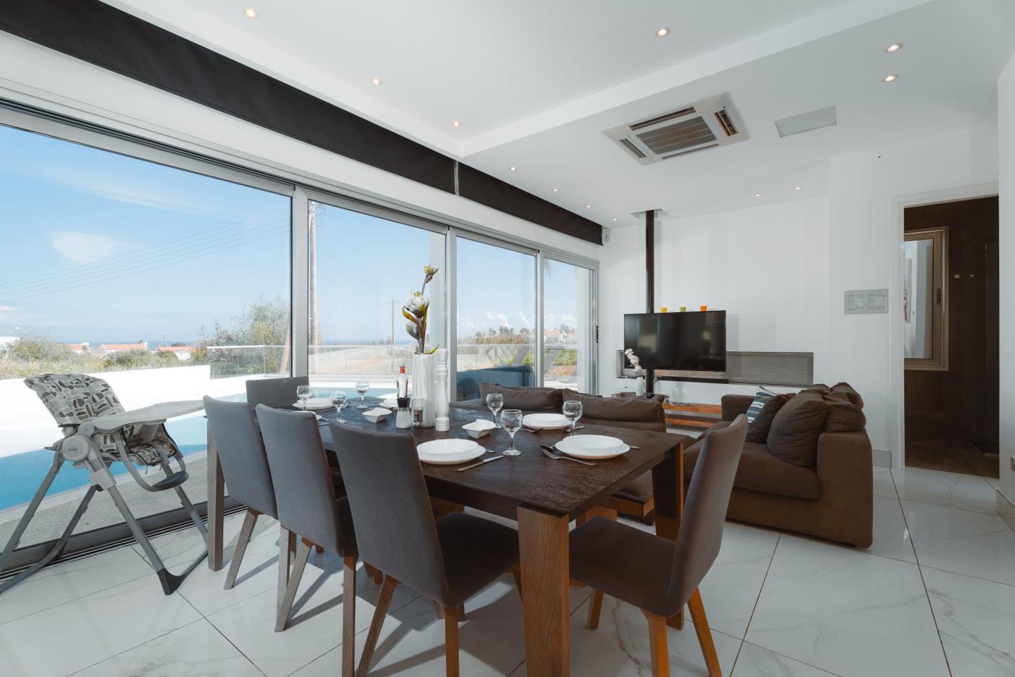 Seaside Luxury Villa พาราลิมนี ภายนอก รูปภาพ